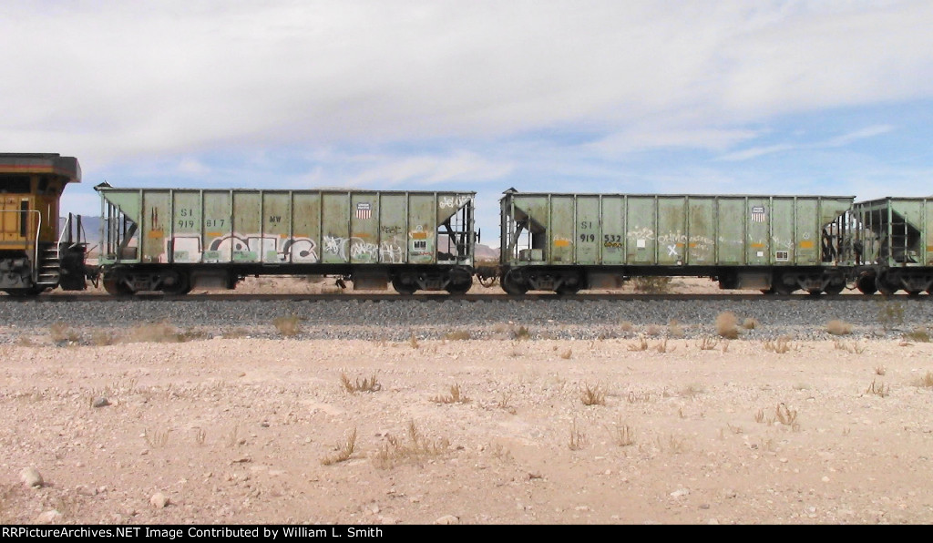 WB Unit Loaded Ballast Hooper Frt @ Erie NV -5